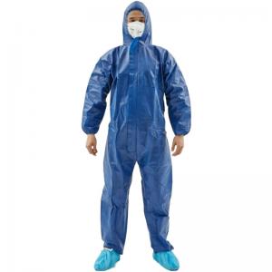 Disposable Blue Color Protective Coverall  Disposable Blue Color Protective Coverall