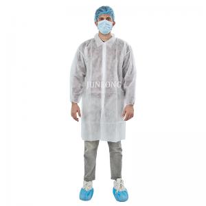 Disposable Plastic Lab Coats in PP material 