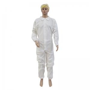 Shirt-collar Microporous Coveralls with Thumb Loop