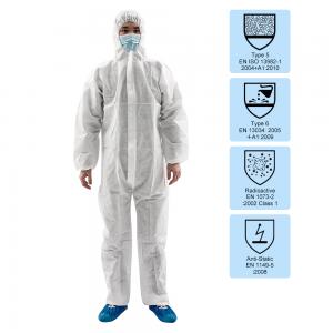 Type 5,6 Anti-static SMS Protective Clothing Type 5,6 Anti-static SMS Protective Clothing