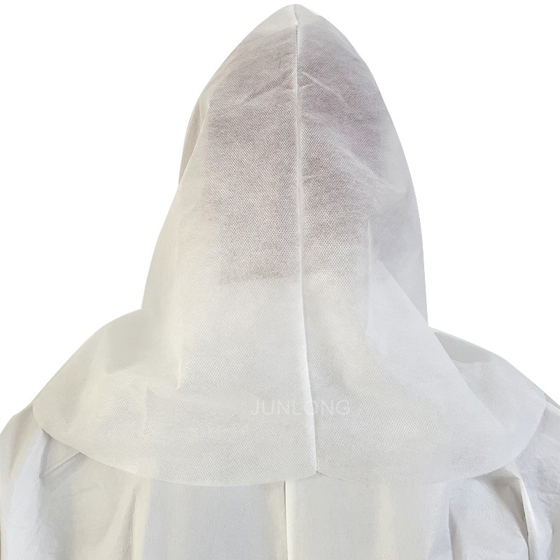 White Disposable Protective Hood
